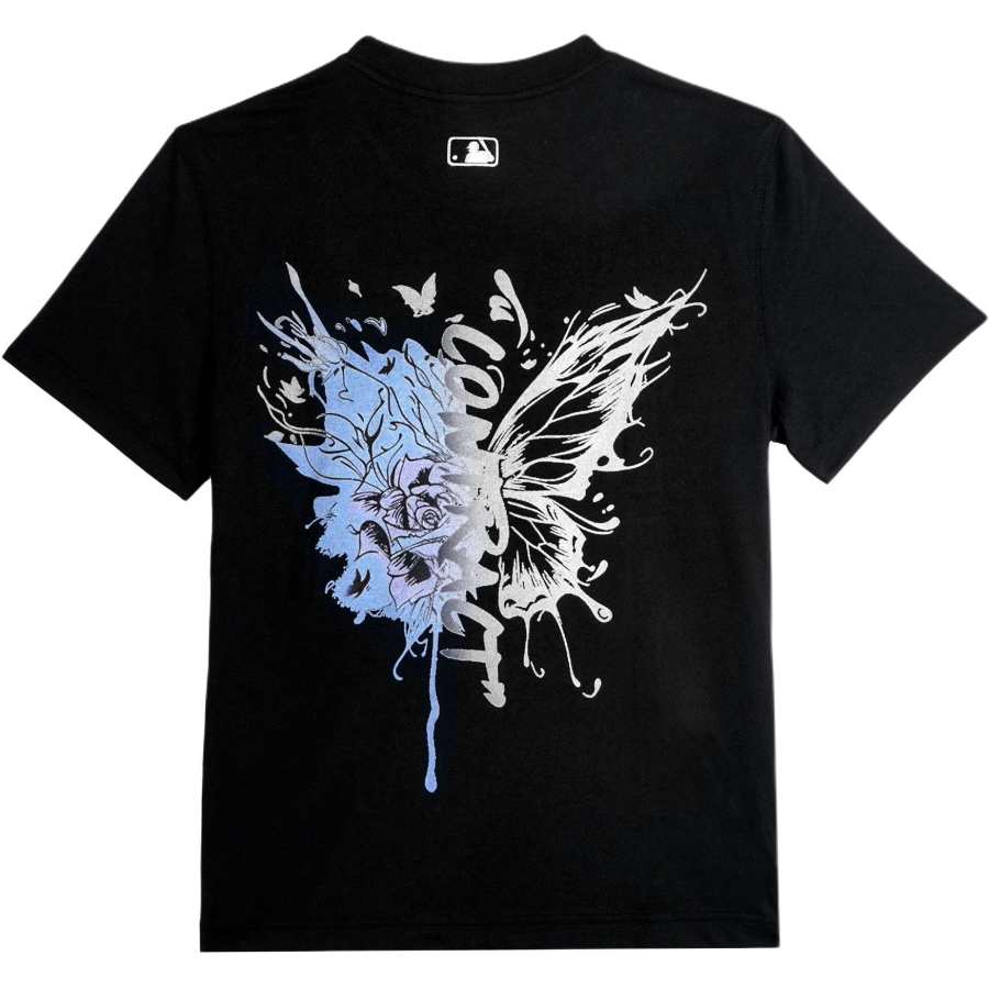 MLB MLB T Shirts Unisex Black Crew Neck Moderate