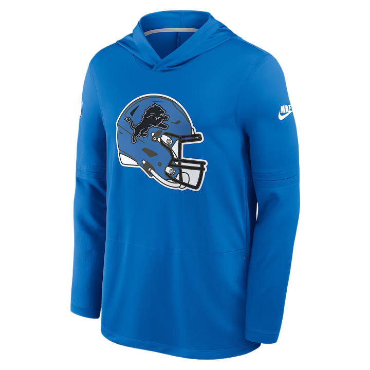 Nike Nike NFL Sweatshirts Men's Blue Hooded Non Detachable Moderate