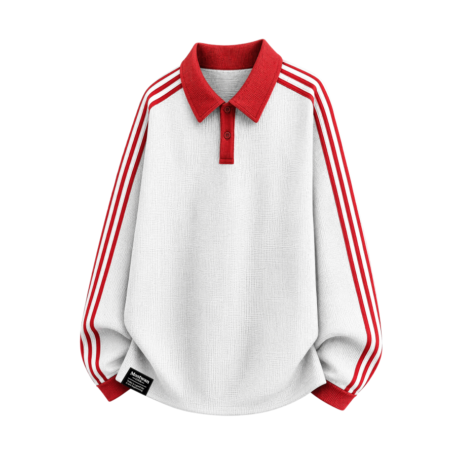 MostwantedLab Sweatshirts Unisex Polo Collar Moderate Straight Fit