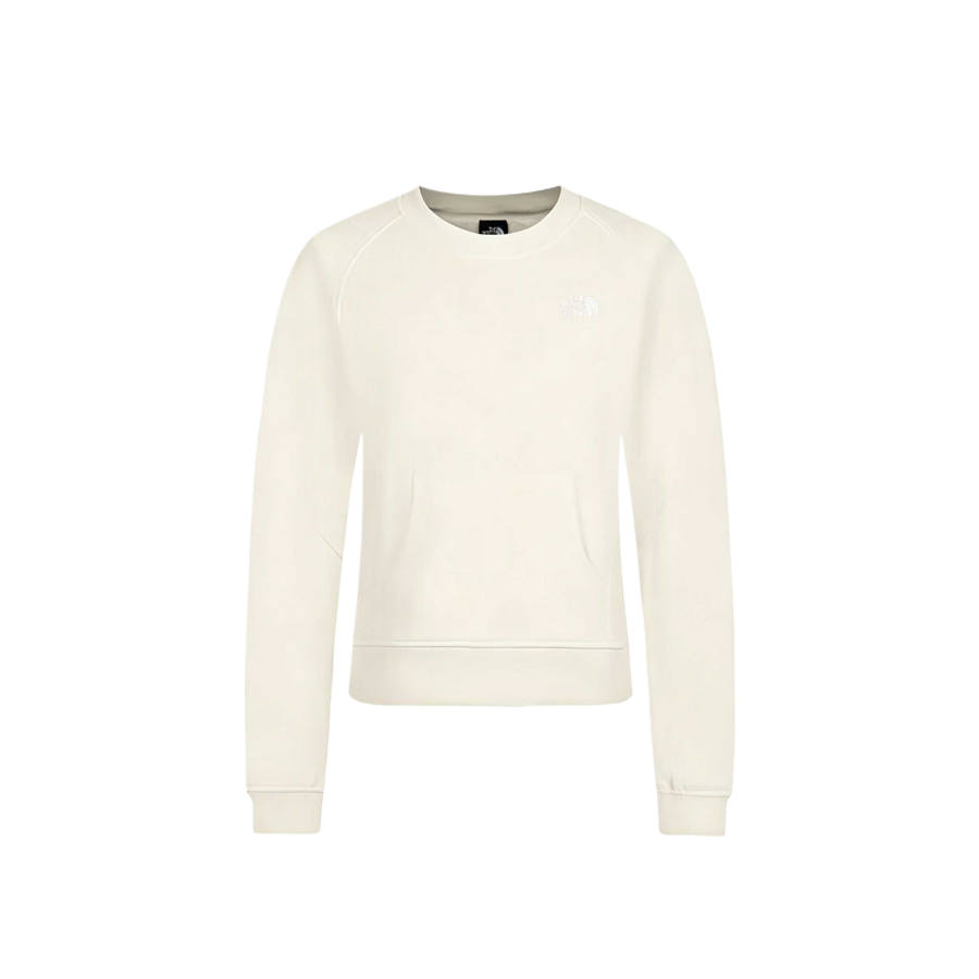 THE NORTH FACE Sweatshirts Women's QLI/Dune White Crew Neck Moderate