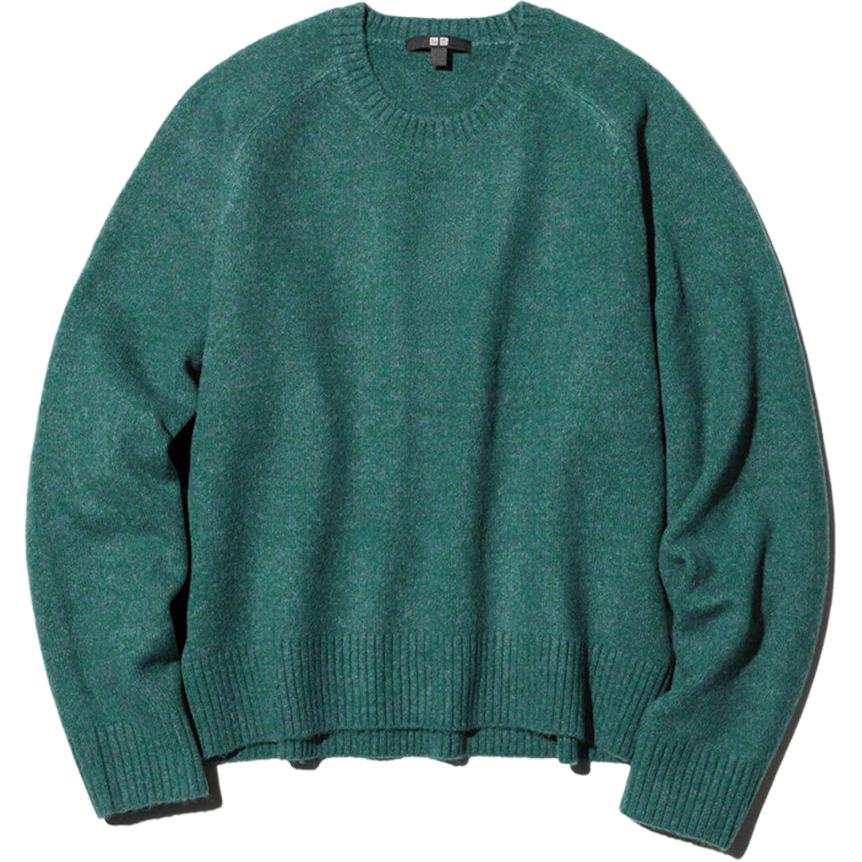 UNIQLO FW26 Sweaters Women's Green Crew Neck Moderate