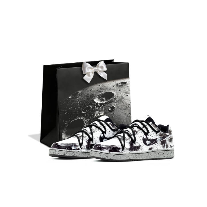 Nike Nike EBERNON Skateboard Shoes Men's Low Top Black White