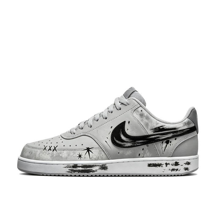 Nike Nike Court Vision Skateboard Shoes Men's Low Top White