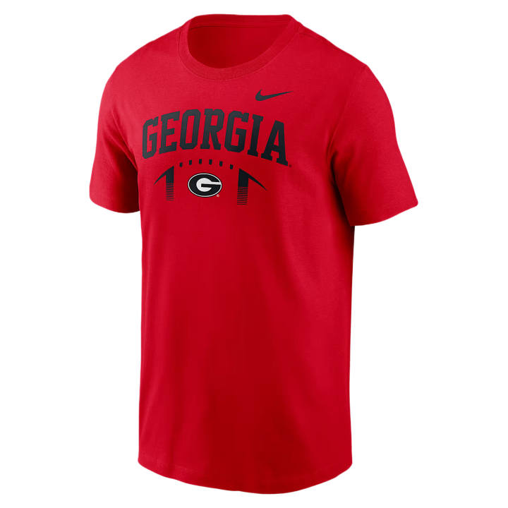 Nike Nike College T Shirts Men's Red Crew Neck Moderate