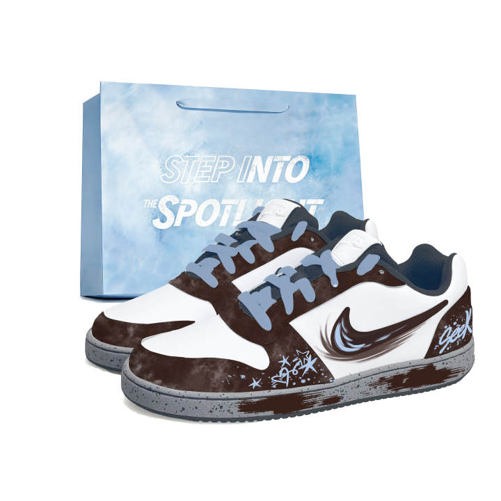 Nike Nike EBERNON Skateboard Shoes Unisex Low Top Blue