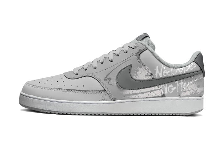 Nike Nike Court Vision Skateboard Shoes Men's Low Top Gray/White/Dark Gray