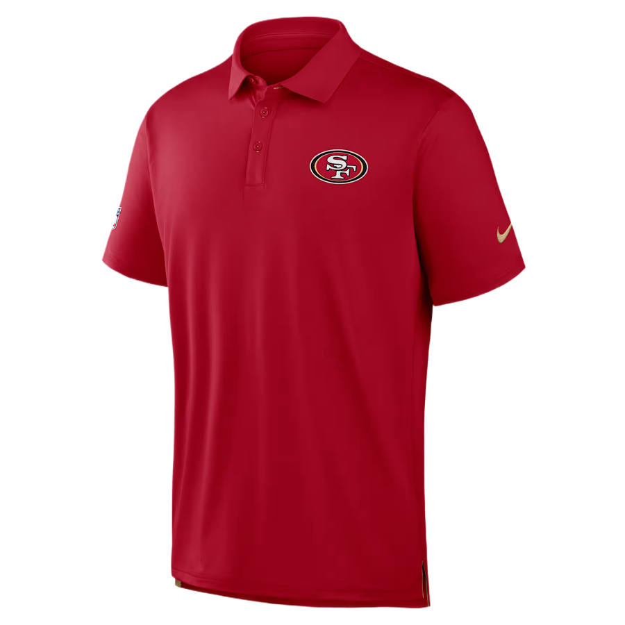 Nike Nike NFL Polo Shirts Men's Red Polo Collar Moderate