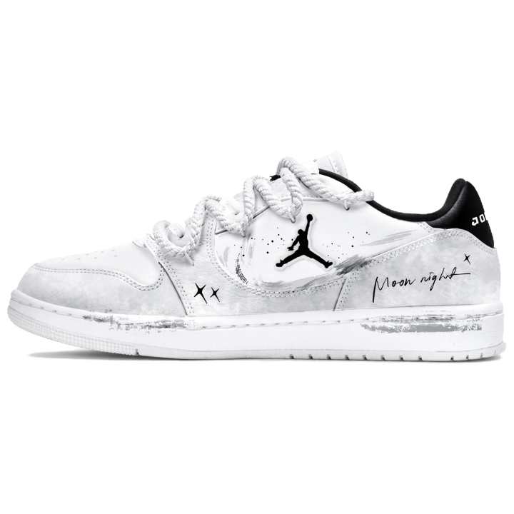 Jordan Jordan COURT CONNECT Skateboard Shoes Men's Low Top Black White Gray