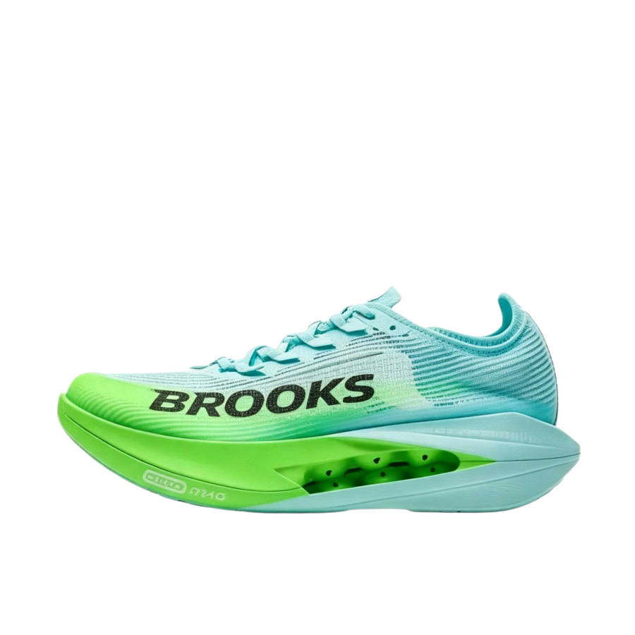 Brooks Hyperion Elite Running Shoes Unisex Low Top Hat With Black/Green Lizard