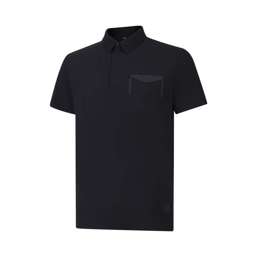 Li-Ning Li Ning Polo Shirts Men's Black Thin