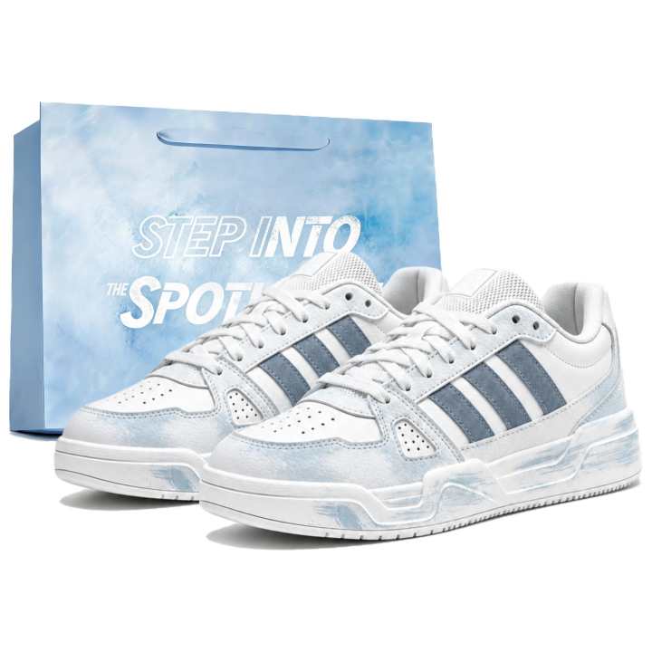 Adidas Adidas LITE BALLER Skateboard Shoes Unisex Low Top Blue White
