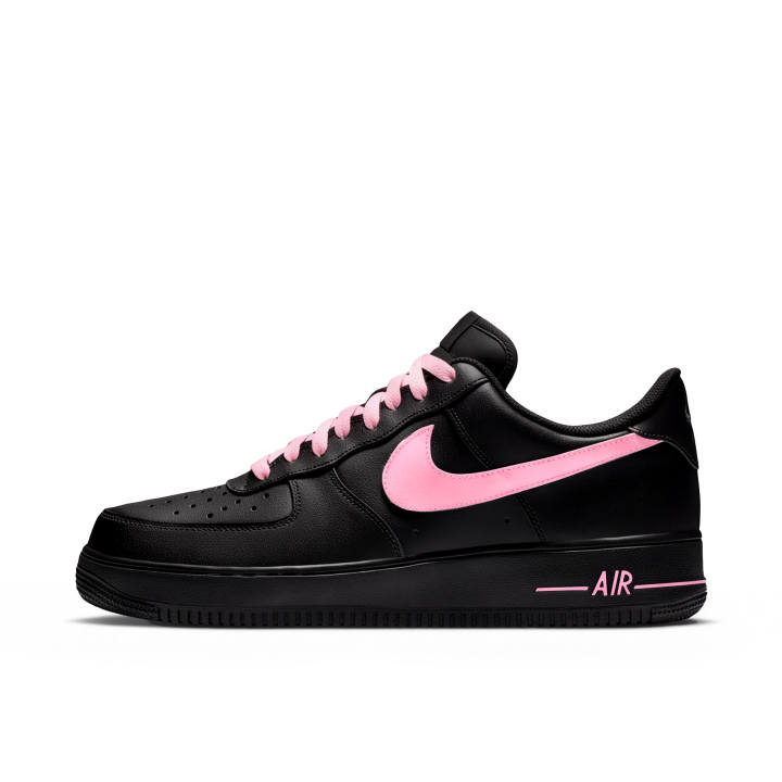 Nike Nike Air Force 1 Skateboard Shoes Unisex Low Top Pink Black
