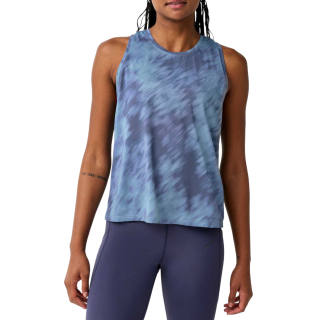 Brooks Running Tank Tops Women's Blue Mist Crew Neck Moderate