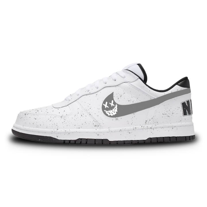 Nike Nike Big Skateboard Shoes Unisex Low Top Black Gray Color