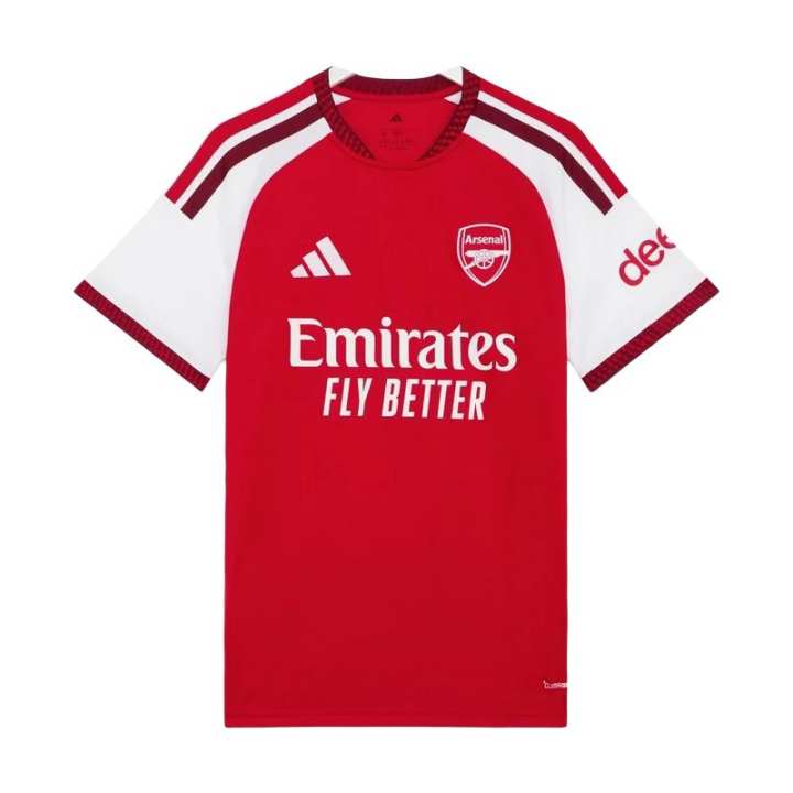 Adidas Adidas Arsenal Soccer Jerseys Men's Rice Declan Rice Crew Neck Moderate Straight Fit