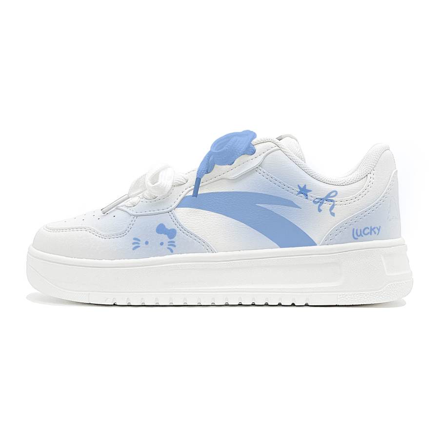 ANTA Easy Skateboard Shoes Women's Low Top Blue
