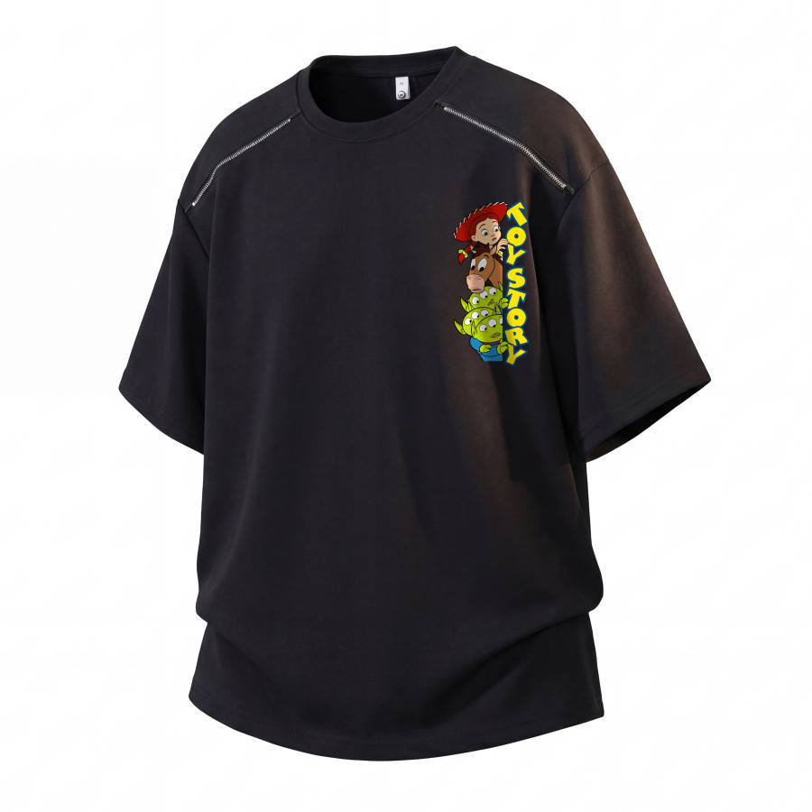 Disney T Shirts Unisex Crew Neck Moderate Straight Fit