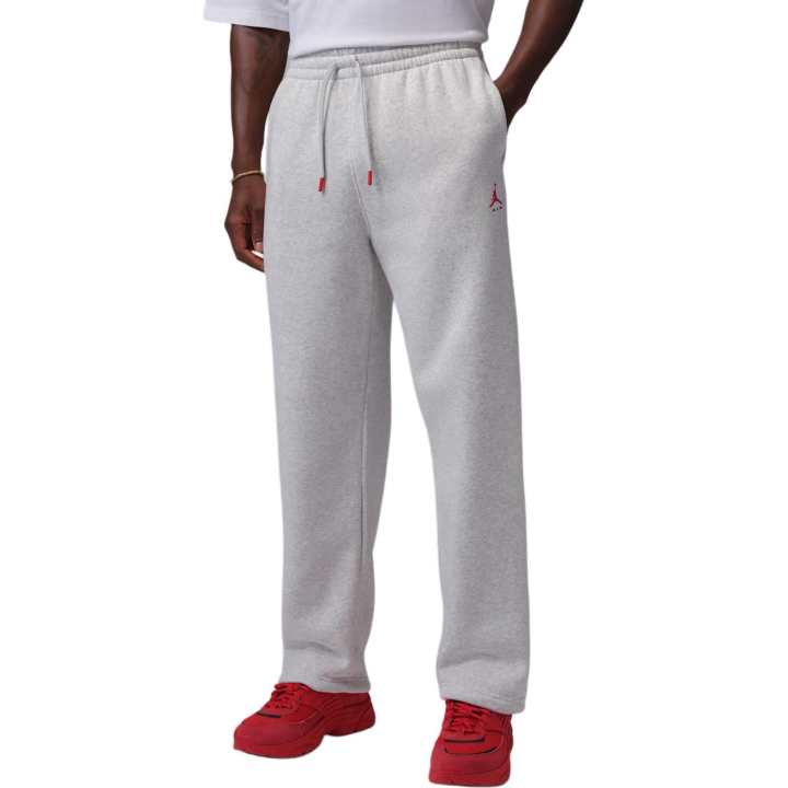 Jordan Jordan Brooklyn Casual Pants Men's Neutral Gray/Juniper Gray/University Red Moderate