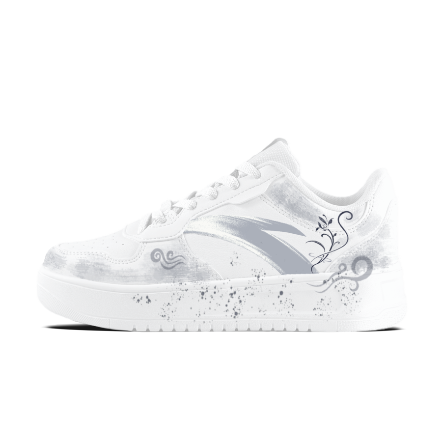 ANTA Easy Skateboard Shoes Unisex Low Top White