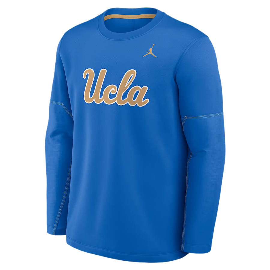 Jordan Jordan T Shirts Men's Signal Blue/Club Gold Crew Neck
