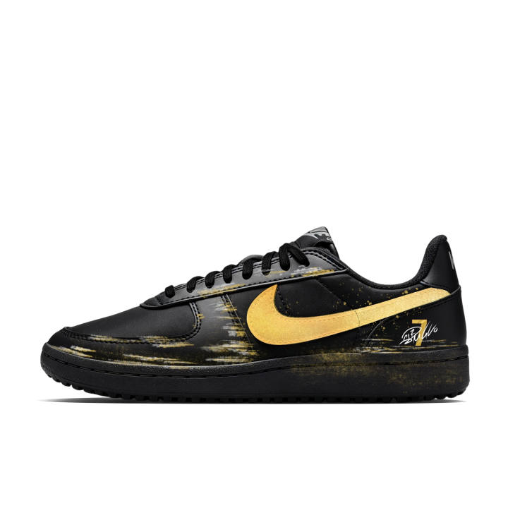 Nike Nike Field General '82 Skateboard Shoes Unisex Low Top Black/Gold