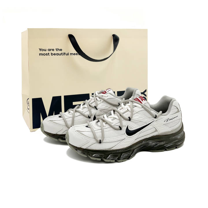 Nike Nike Initiator Running Shoes Unisex Low Top Beige Green