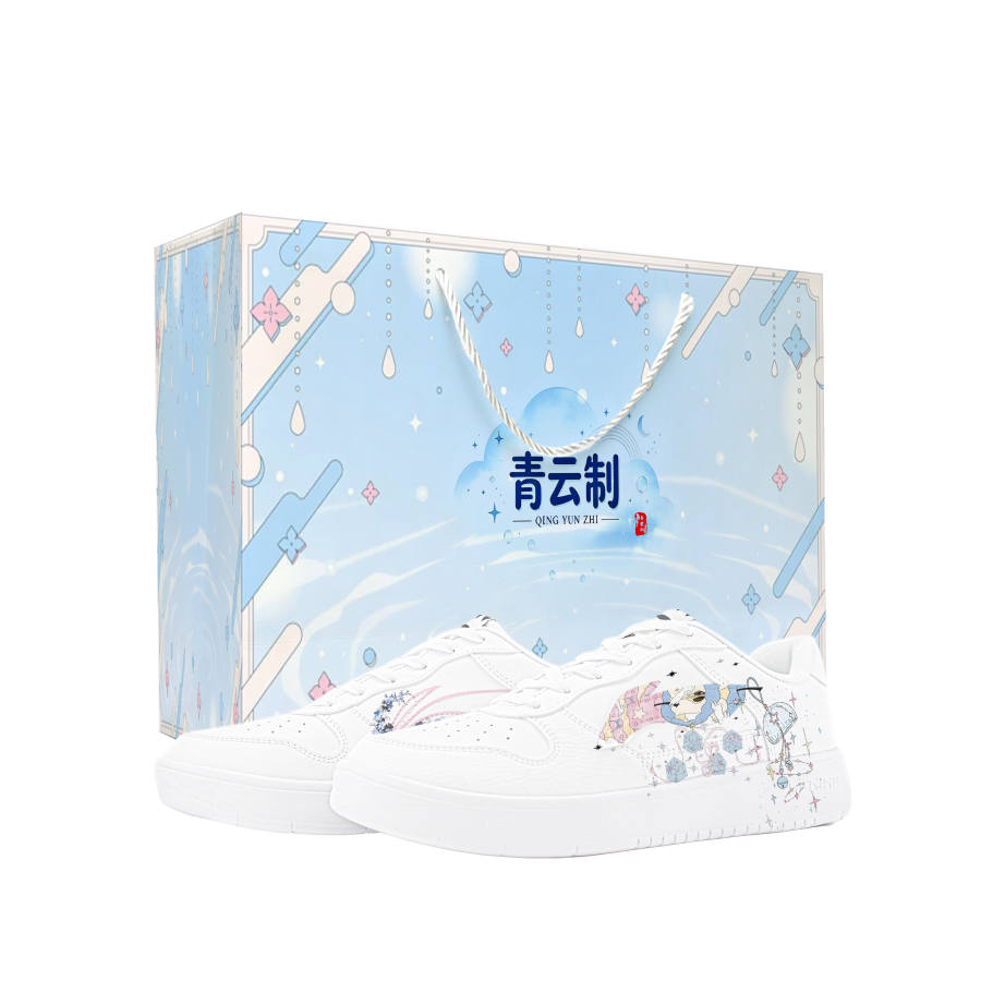Li-Ning Li Ning Floating Boat Skateboard Shoes Unisex Low Top White