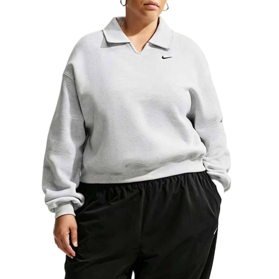 Nike Nike Polo Shirts Women's Birch Heather Black Polo Collar