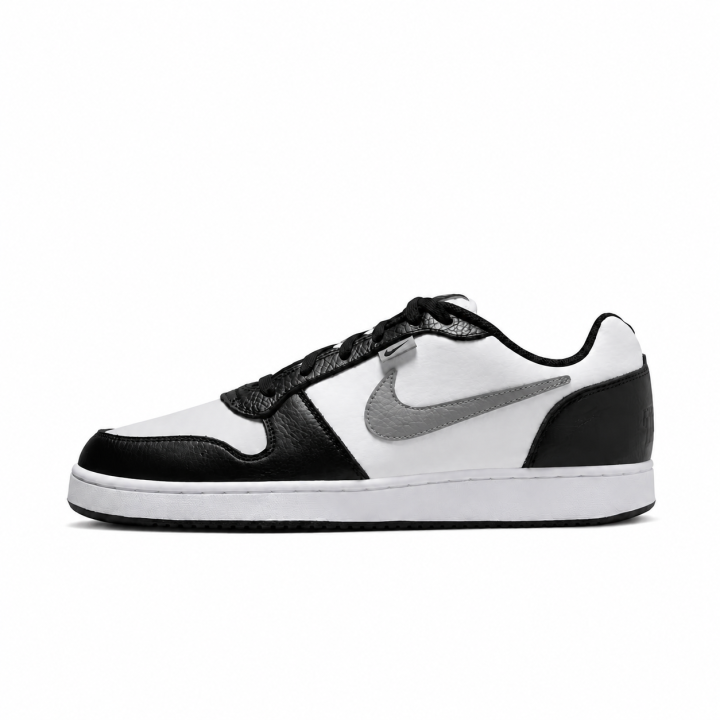 Nike Nike EBERNON Skateboard Shoes Men's Low Top Black White Gray