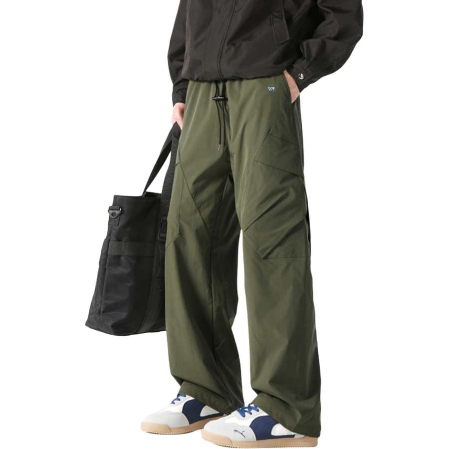 WARRIOR WARRIOR Casual Pants Unisex Thin Straight Fit Pants