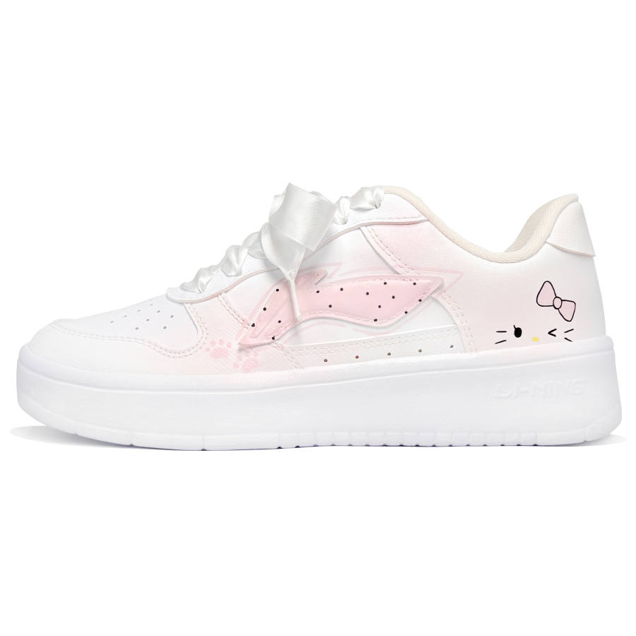 Li-Ning Li Ning Floating Boat Skateboard Shoes Women's Low Top White
