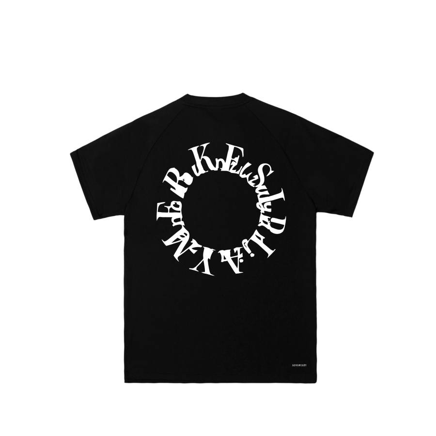 Adidas Adidas Football T Shirts Men's Black Crew Neck Moderate