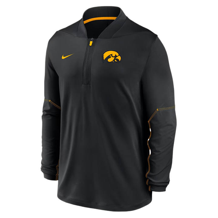 Nike Nike Jackets Men's Black/University Gold Baseball Collar Moderate