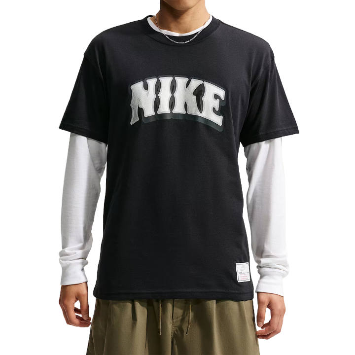 Nike Nike Sportswear T Shirts Men's Black Crew Neck Moderate