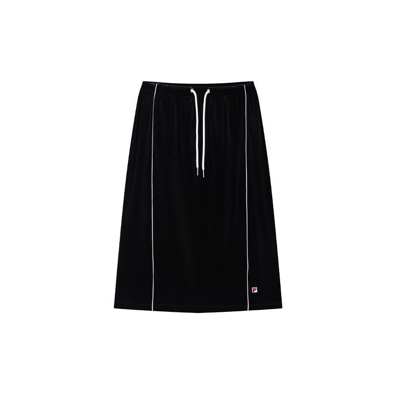 FILA Casual Short Skirts Women's Chic Black Moderate Short Skirt Other