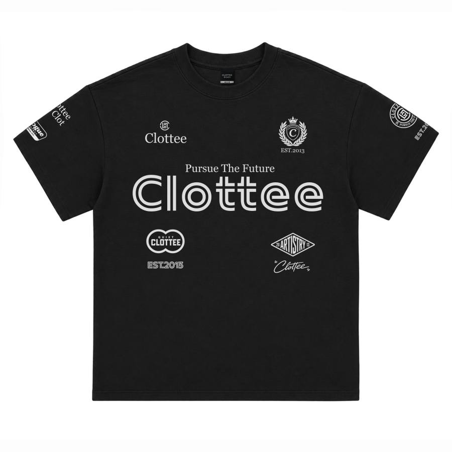 CLOT T Shirts Men's Crew Neck Moderate Straight Fit