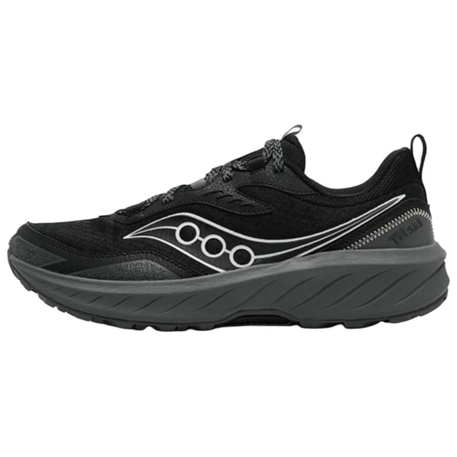 Saucony Trail Running Shoes Unisex Low Top Black