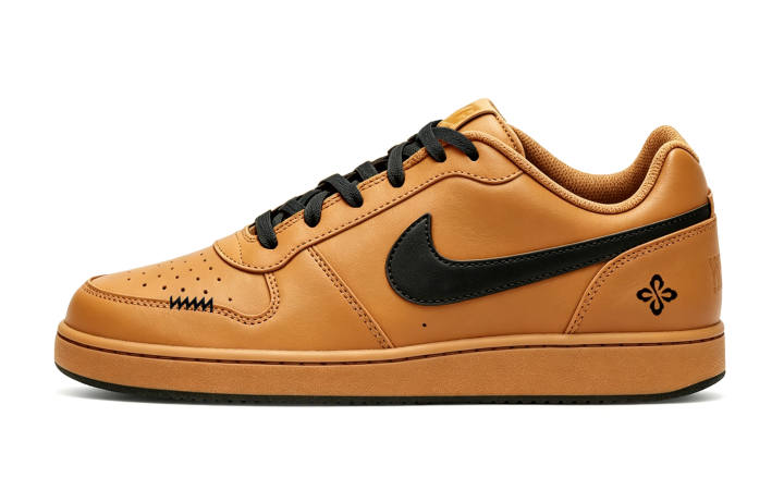 Nike Nike EBERNON Skateboard Shoes Men's Low Top Brown/Yellow