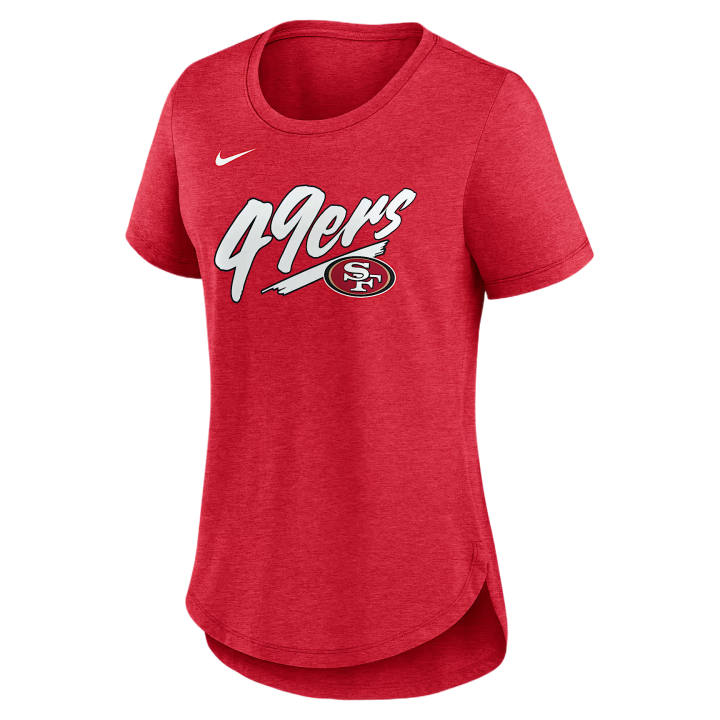 Nike Nike NFL T Shirts Women's Red Crew Neck Moderate