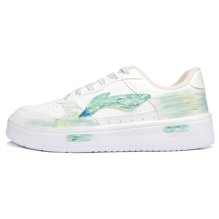 Li-Ning Li Ning Floating Boat Skateboard Shoes Women's Low Top Green/White