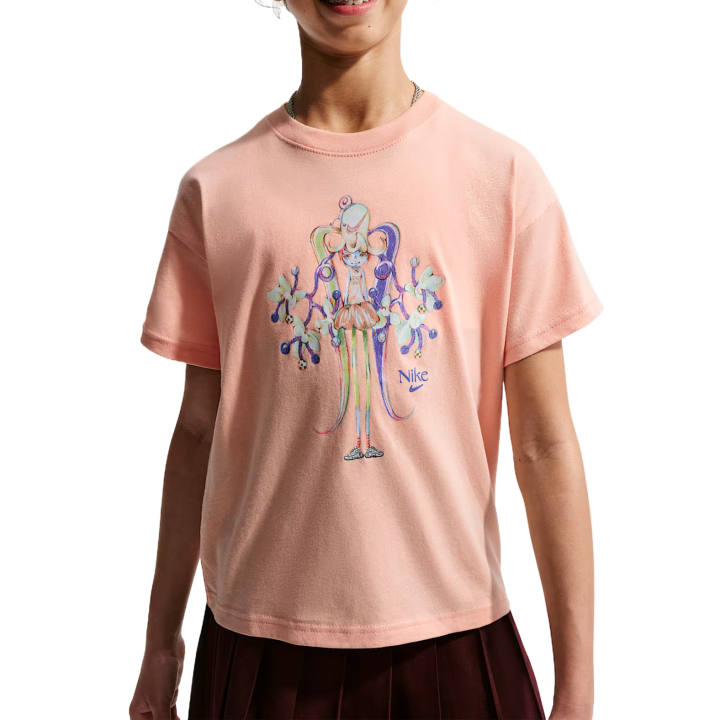Nike Nike Kids T Shirts Crew Neck Stretch