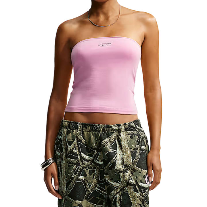 Nike Nike Sportswear Strapless Tops Women's Pink Rising/Metal Silver