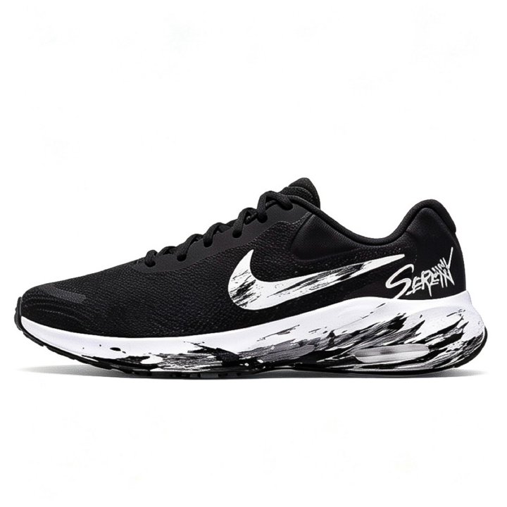 Nike Nike REVOLUTION 7 Running Shoes Unisex Low Top Black & White