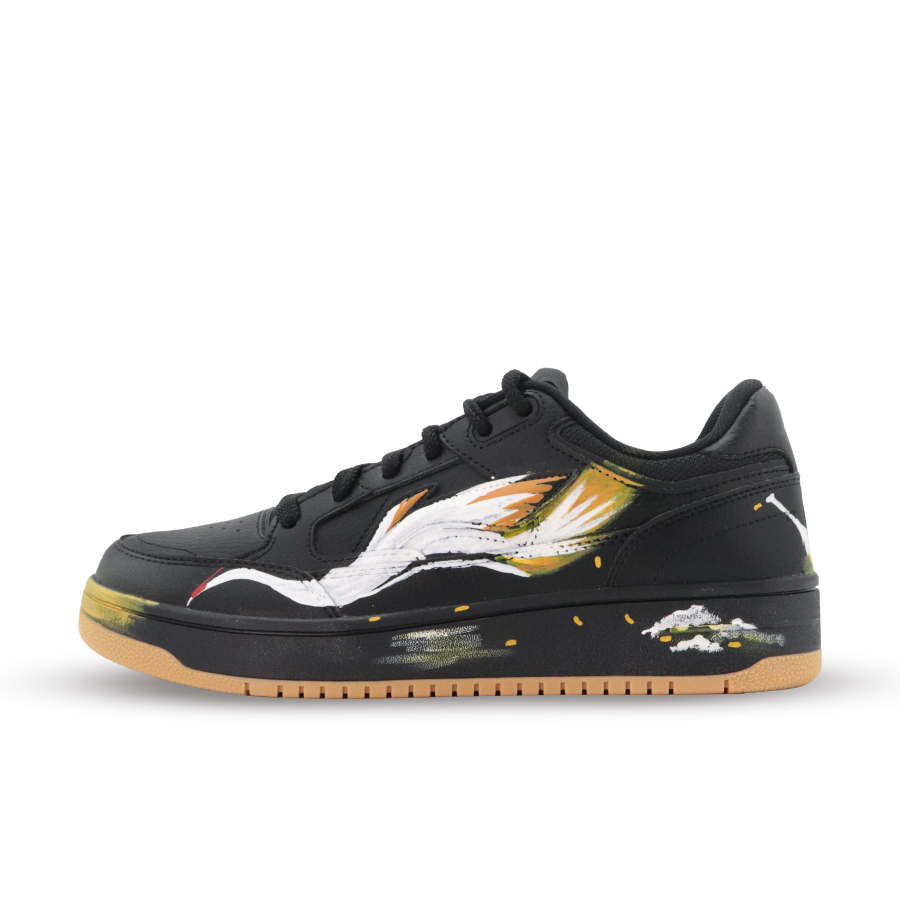Li-Ning Li Ning Tianji Skateboard Shoes Men's Low Top Black White