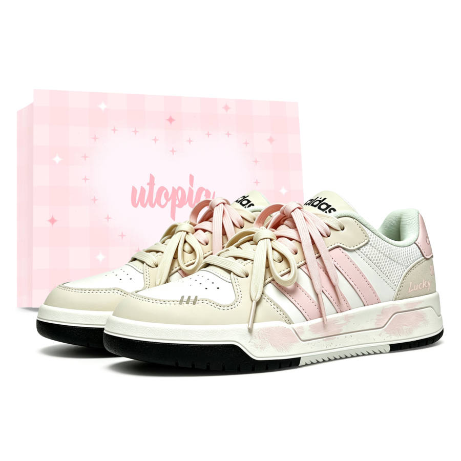 Adidas Neo Entrap Skateboard Shoes Unisex Low Top White