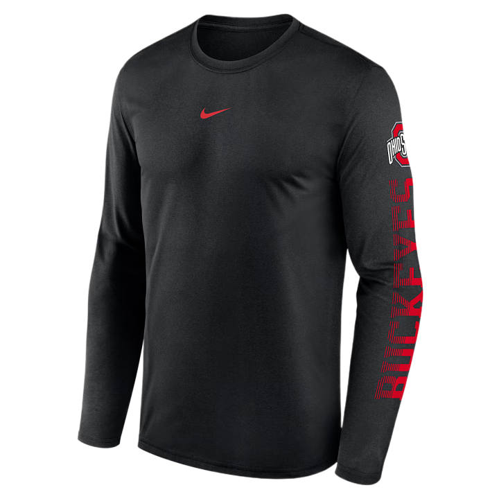 Nike Nike Quick Dry T Shirts Men's Black Crew Neck Moderate