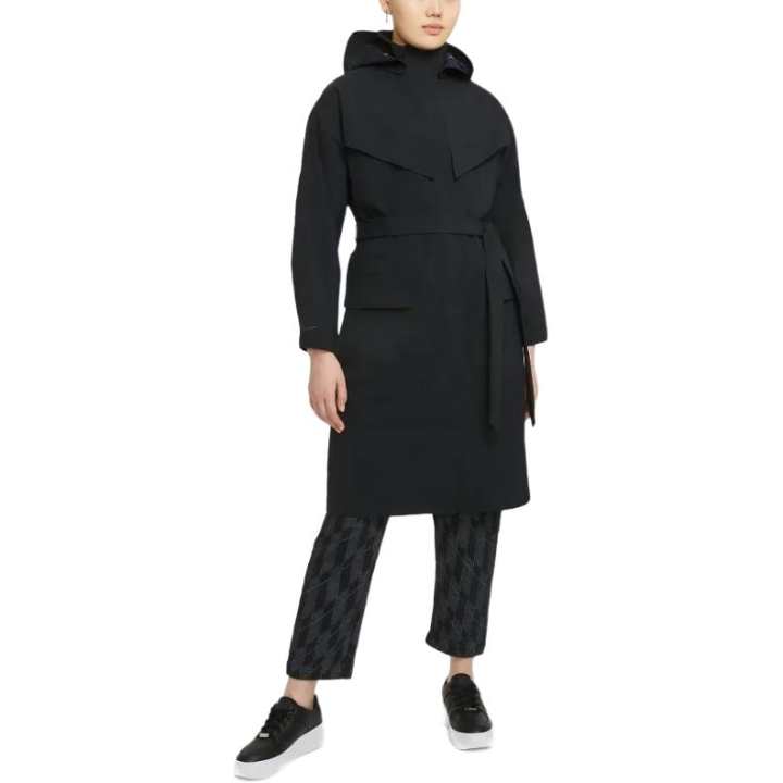 Nike Nike Trench Coats Women's Black Moderate