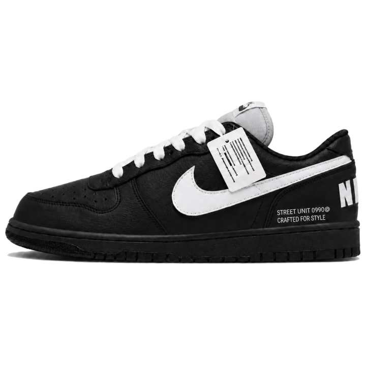Nike Nike Big Skateboard Shoes Men's Low Top Black/White