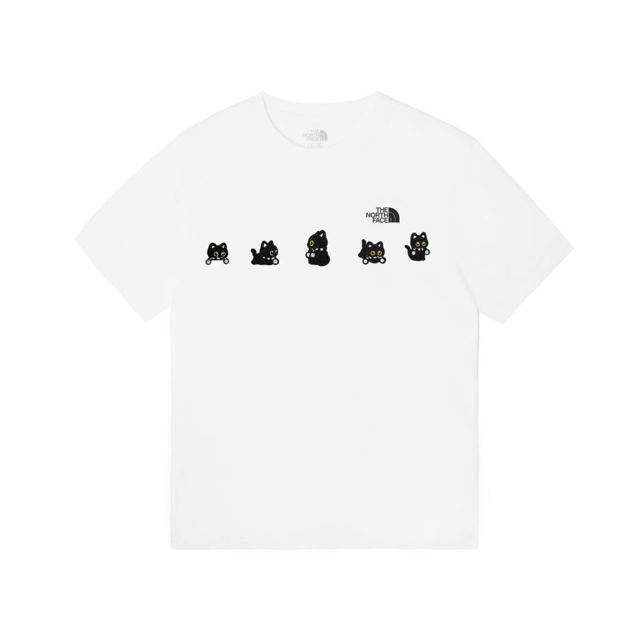 THE NORTH FACE T Shirts Men's White Crew Neck Moderate