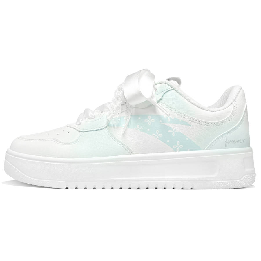 ANTA Skateboard Shoes Women's Low Top White